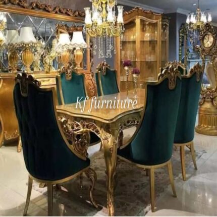 Imperial Baroque Gold Dining Set