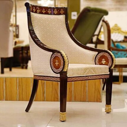 Empire Greek Key Accent Armchair