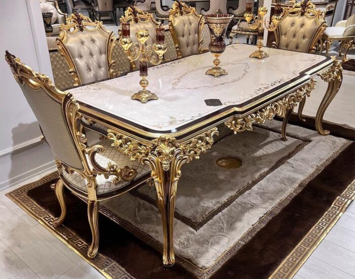 Dining chairs and table