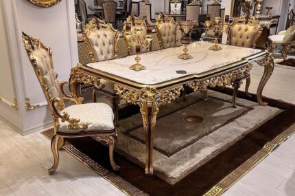 Dining chairs and table