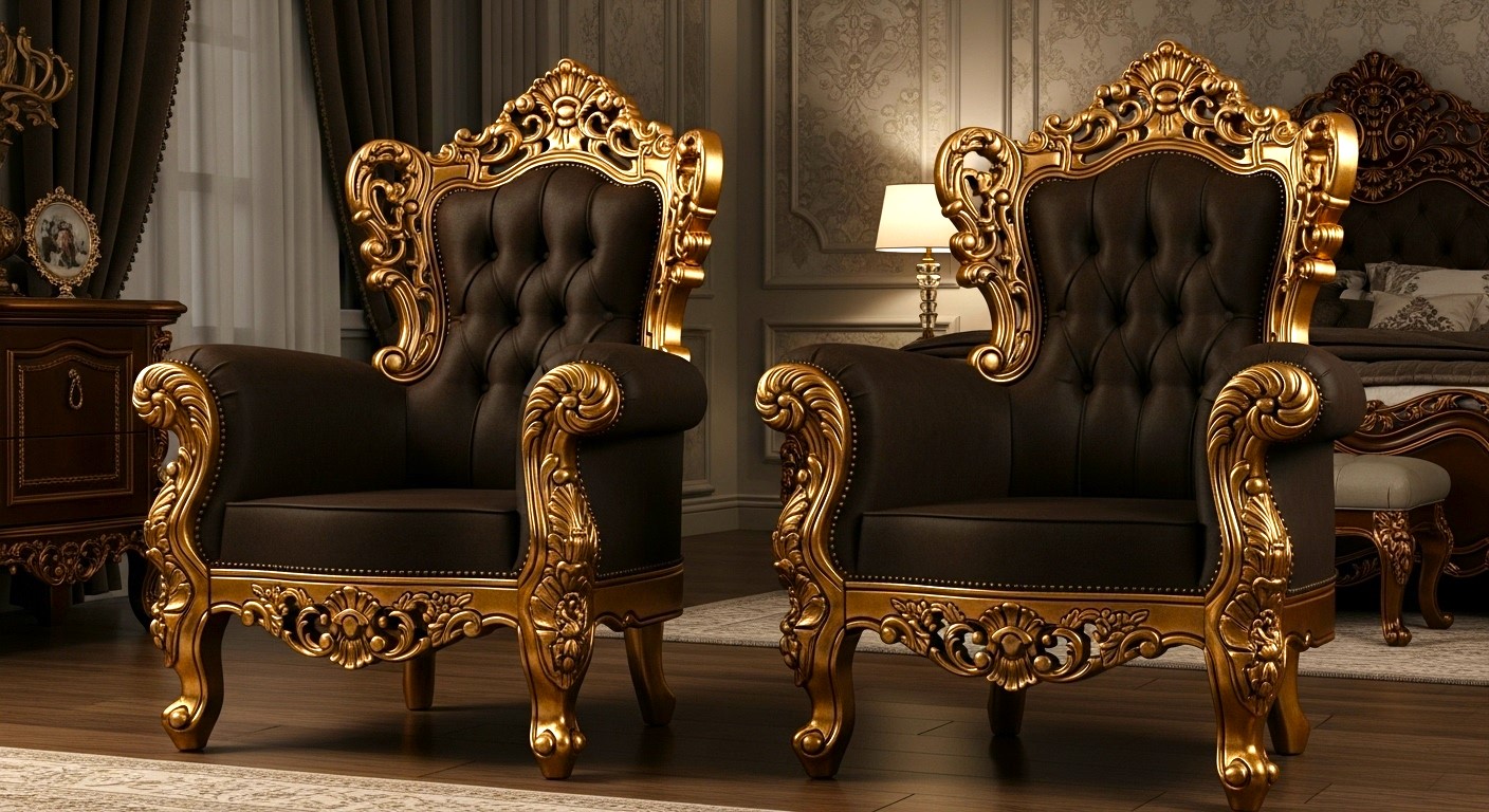 KK Furnitures – Interwood-Inspired Luxury Furniture Store Bedroom Chairs