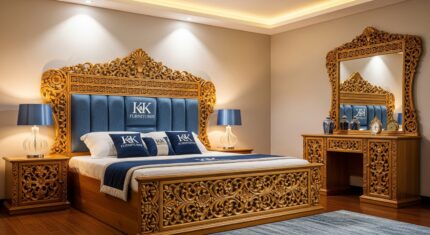 Modern Bed Design with Price in Pakistan