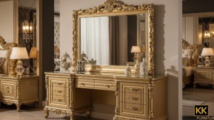 Luxury Dressing Table Set | Premium Bedroom Dressing Table Furniture