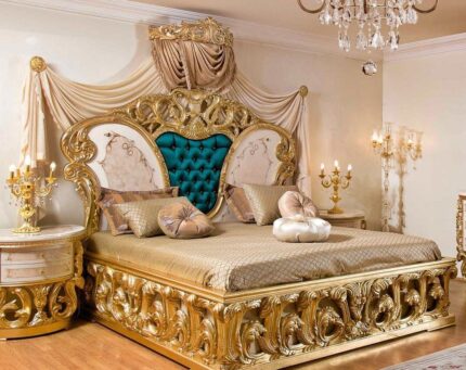 Bed Set for Bedroom in Sheesham Wood & Solid Wood